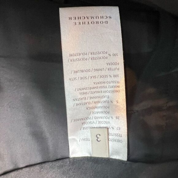 Dorothee Schumacher Black Dress Pants Womens Size 3 / 4 Silk Lining High Quality - Picture 11 of 11
